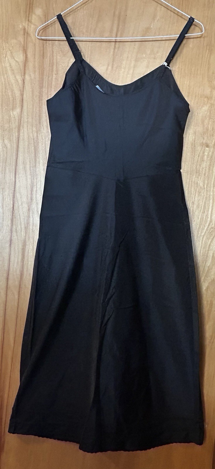 Tafredda Snip It Vtg Slip Lingerie Black 32 Nylon Orlon Taffeta NWT