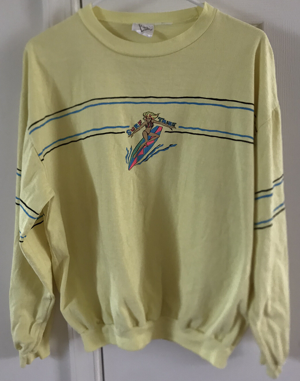 VINTAGE Blowout LA Surf Pullover Sweatshirt Women’s Small Medium 80s 90s RARE.