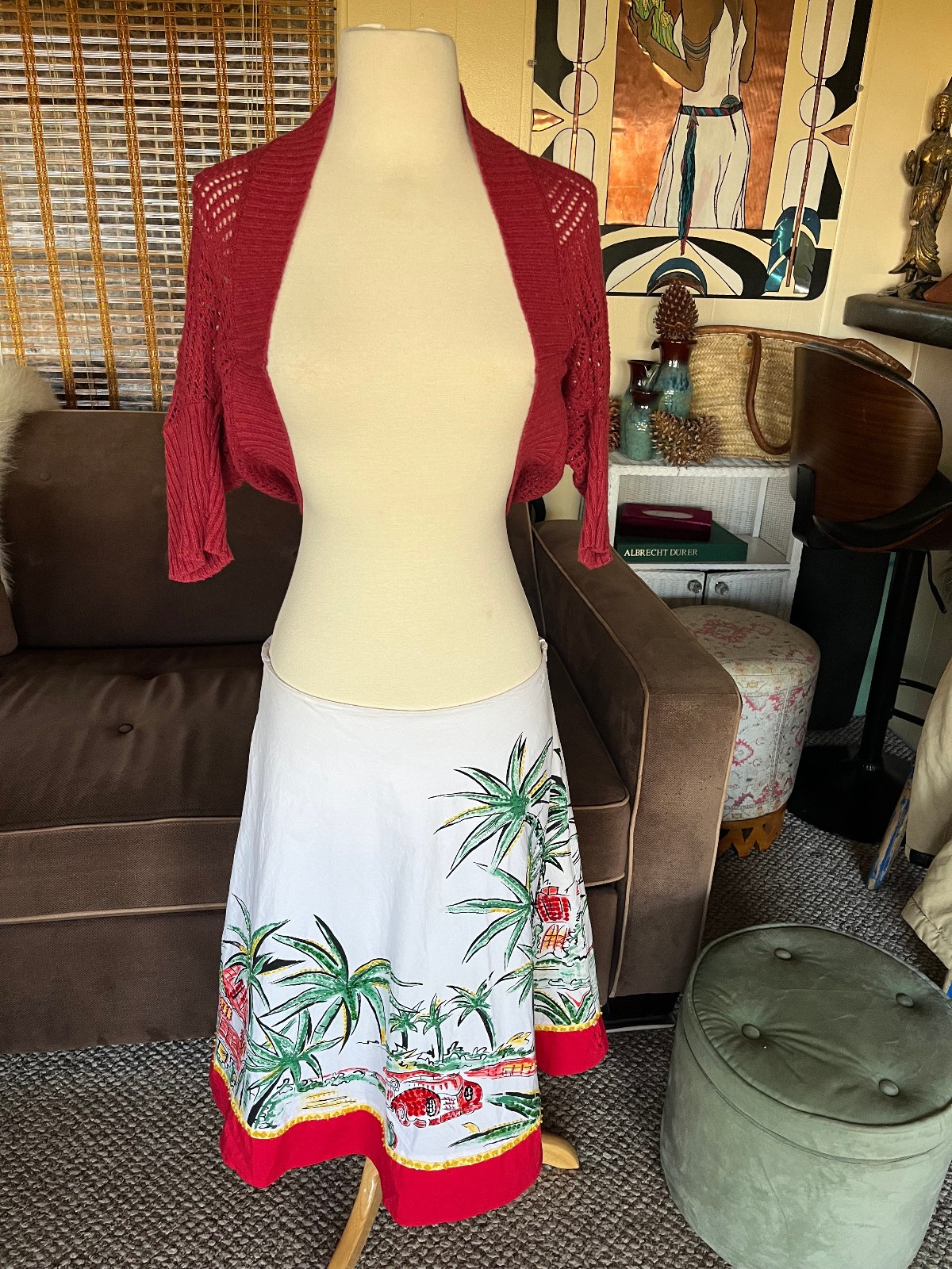 Vintage Y2K Bolero, Crop, Shrug, Soft Ramie & Rabbit Hair Knit, Cottagecore, XS