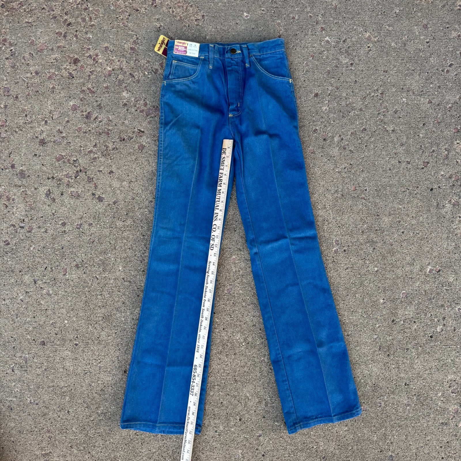 Vintage NOS Wrangler Rapid Transit Jeans USA Boot Cut 28 Womens 7M151EE Tags