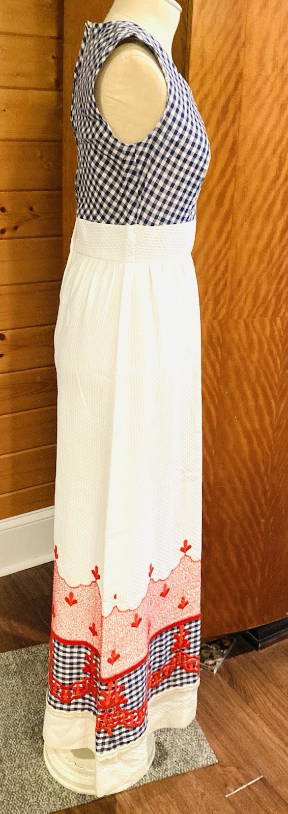 Vintage 1970s maxi dress hippie dress Boho cottage core Candi Jones style