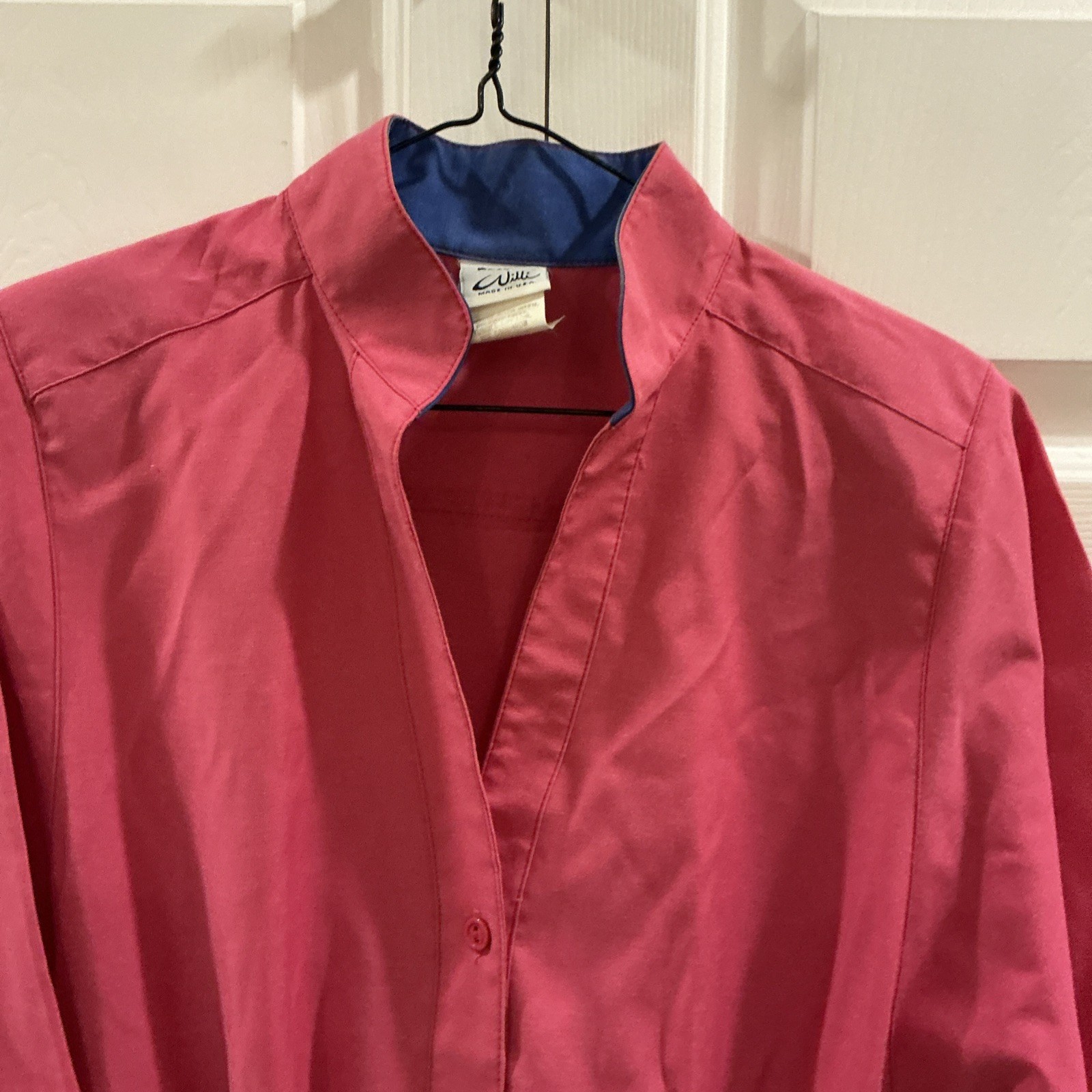 Vintage Women’s Dress Willie Of California Made In Usa Pink Size 8 Cotton Blend