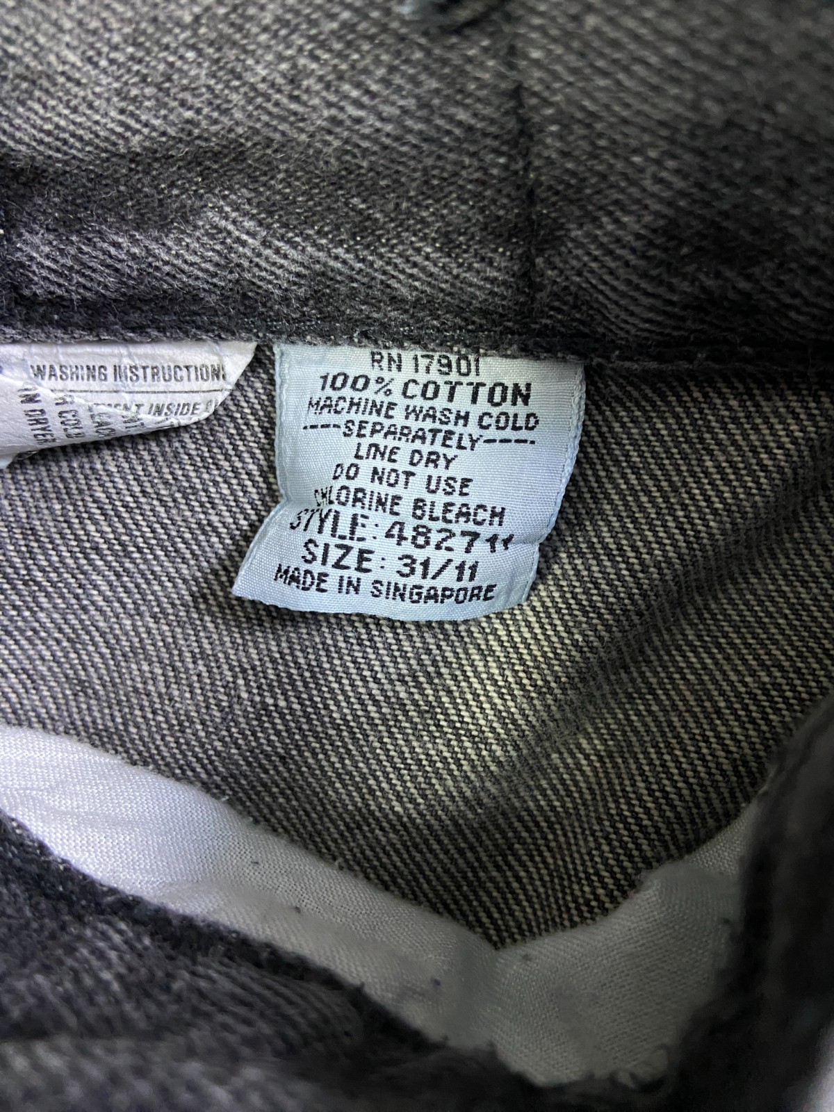 Rocky Mountain Jeans Bare Back Front Buckle High Rise 31/11 x 35 80s 90s VTG EUC