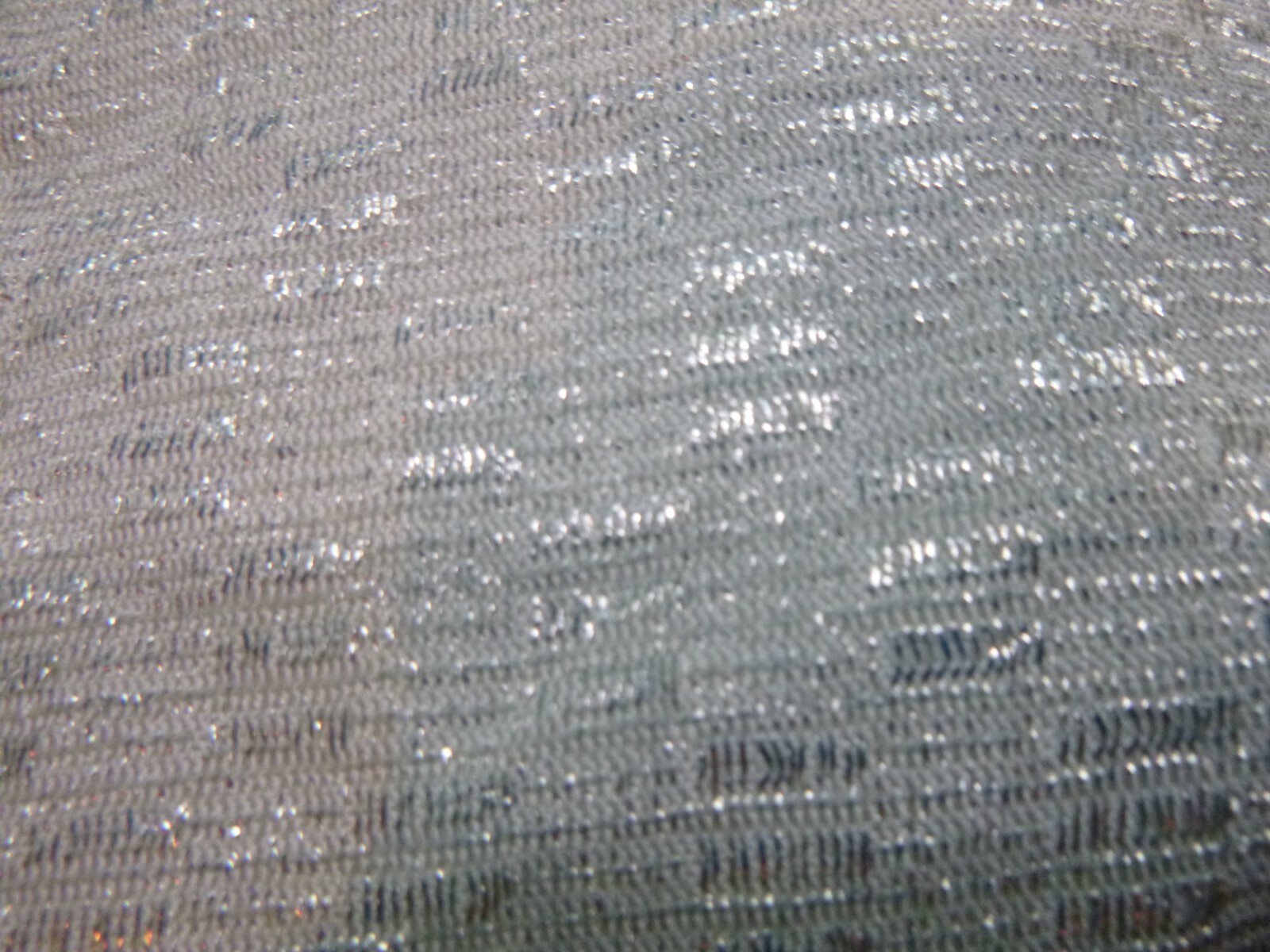 Vtg 50’s 60’s Silver Lame Wiggle Shift Cocktail Dress metallic Threads Size M