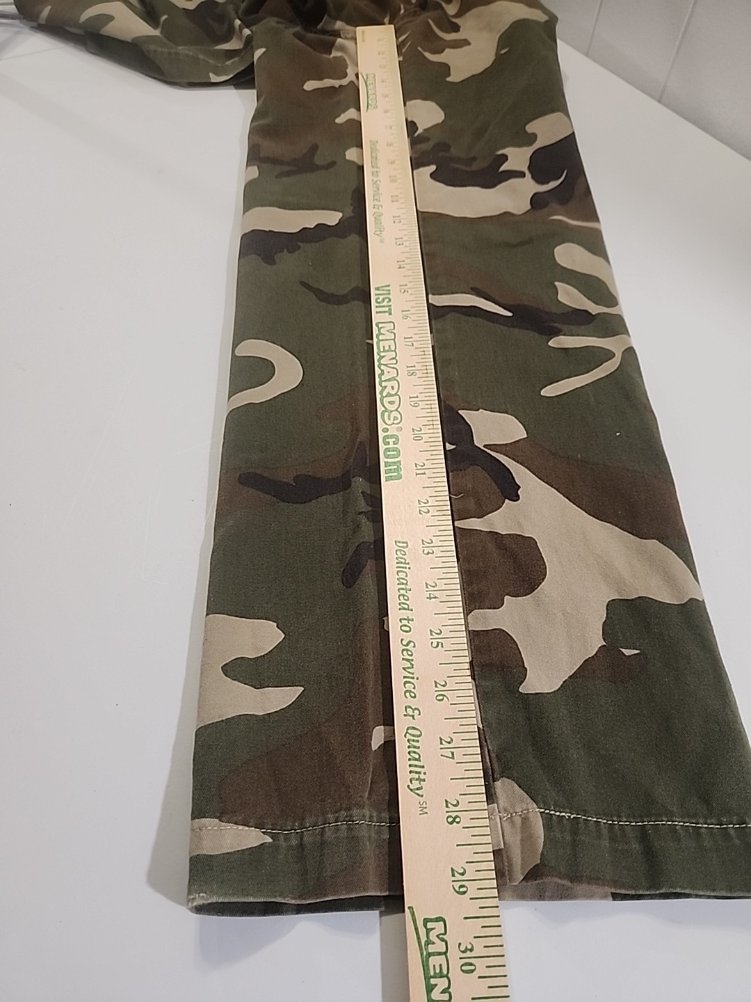 Vintage Beverly Hills B.H.D.C. Camouflage Drawstring Cargo Pants. Ladies Large
