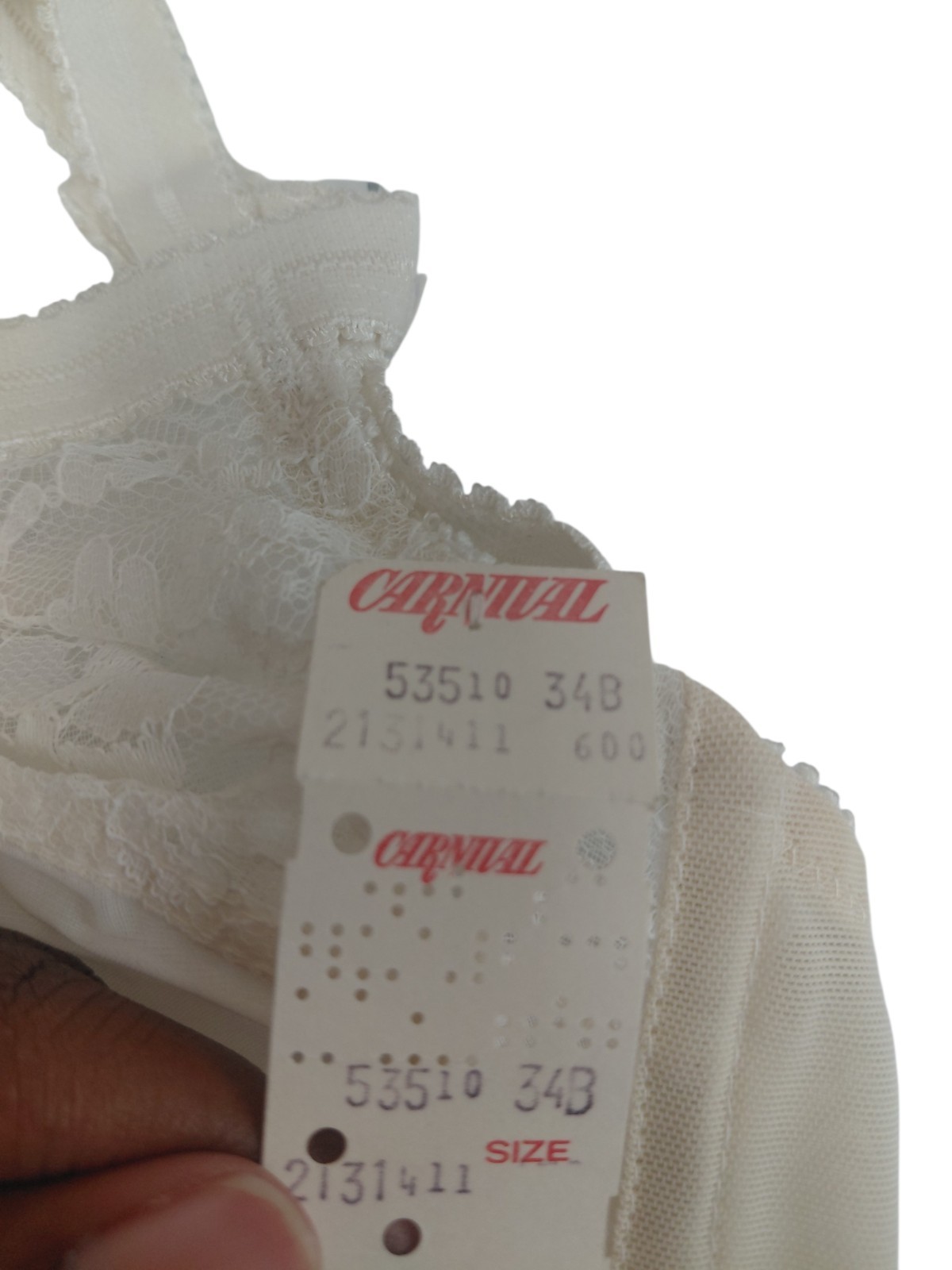 Vintage Sheer Beauty Carnival Longline Bra Size 34B