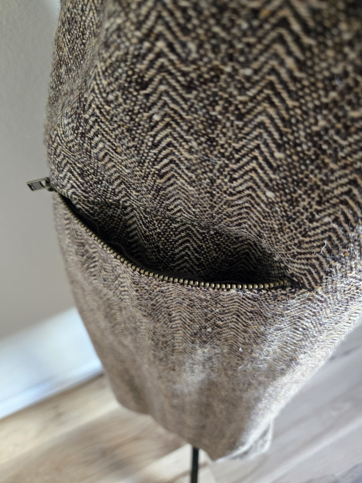 Harve Benard byBenard Holtzman/jumperDres/vintage/women/size12/wool/brown/pocket