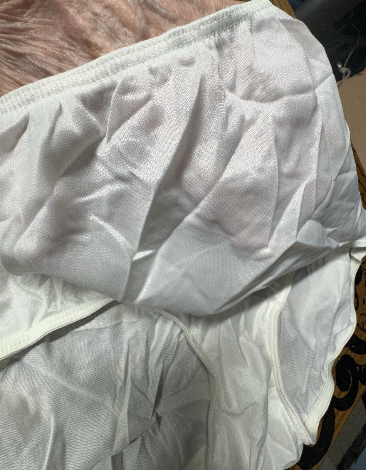 VINTAGE SEARS VERY IMPRESSIVE GRANNY PANTY! SIZE 8. 41/42 WHITE