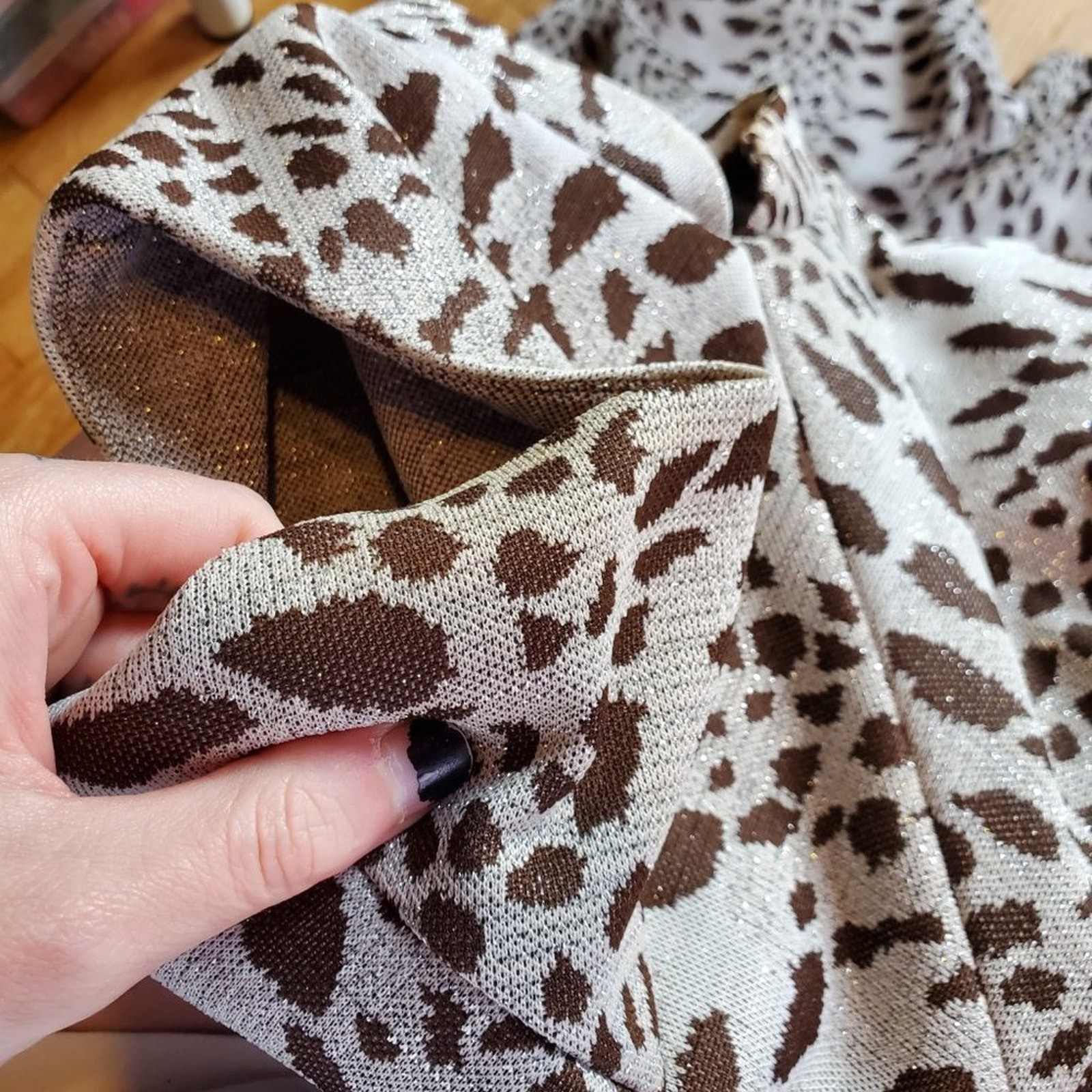 Vintage 70’s 80’s Gray Brown Cheetah Leopard Print Pattern Maxi Dress Gown