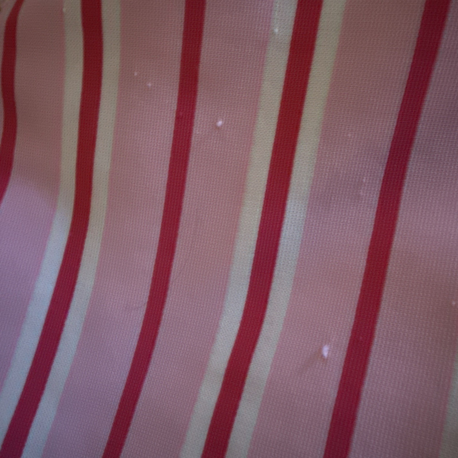 Candy Cane Pink Striped Mini Dress Vintage 70s