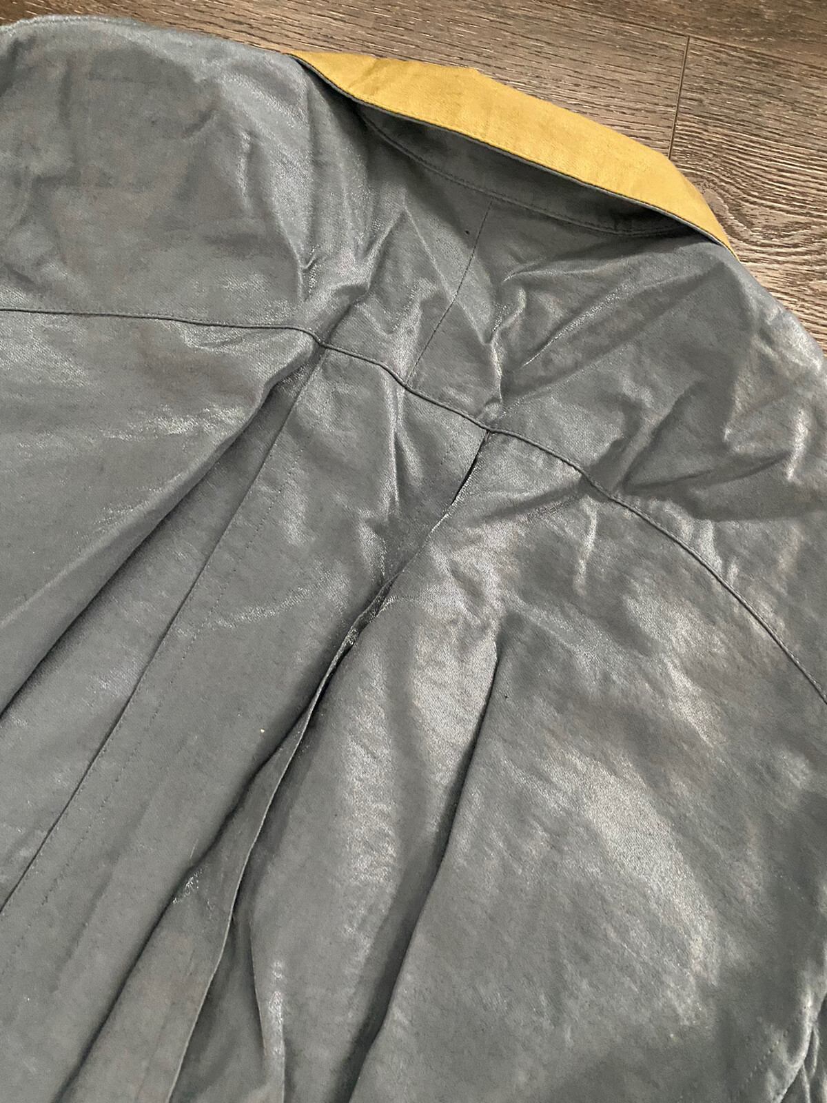 CRISCA Shiny Blue Bomber Jacket Eu 36 US 6 Womens