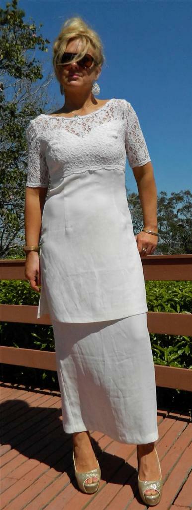VINTAGE Mr K by Mr K & Co 1970s-80s Original Glamour Retro Wedding Dress