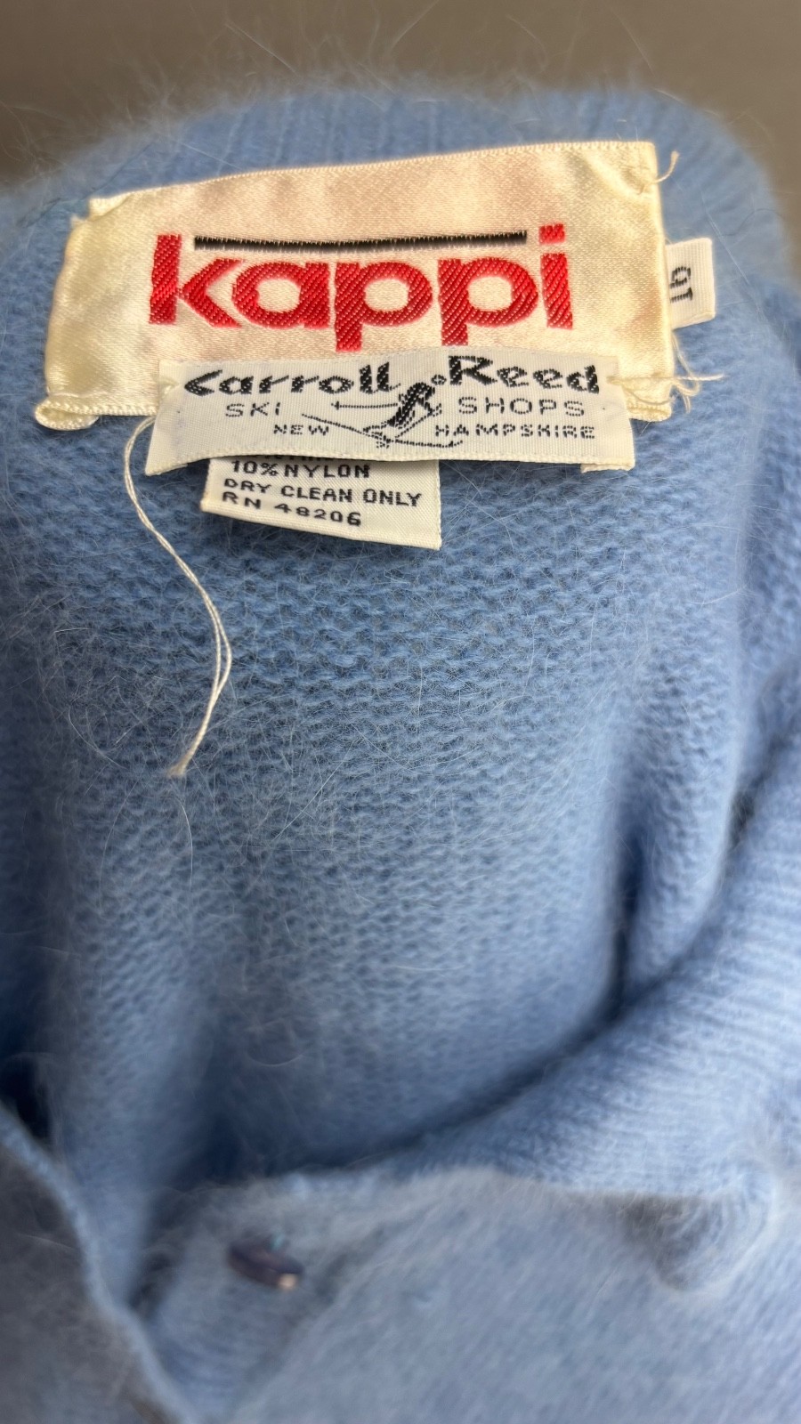 Vintage Kappi Caroll Reed Ski Shop Dress Lambswool Angora Women’s Size 16