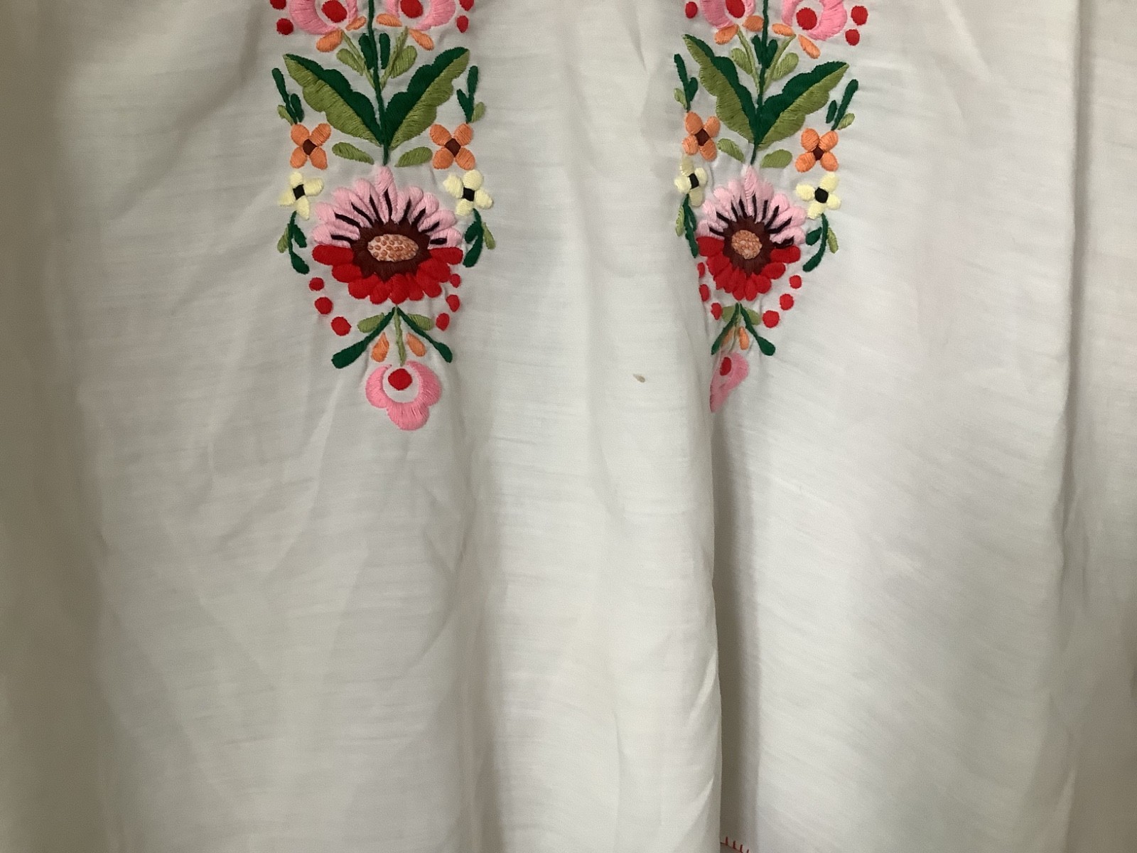 Vintage 70s peasant blouse Medium