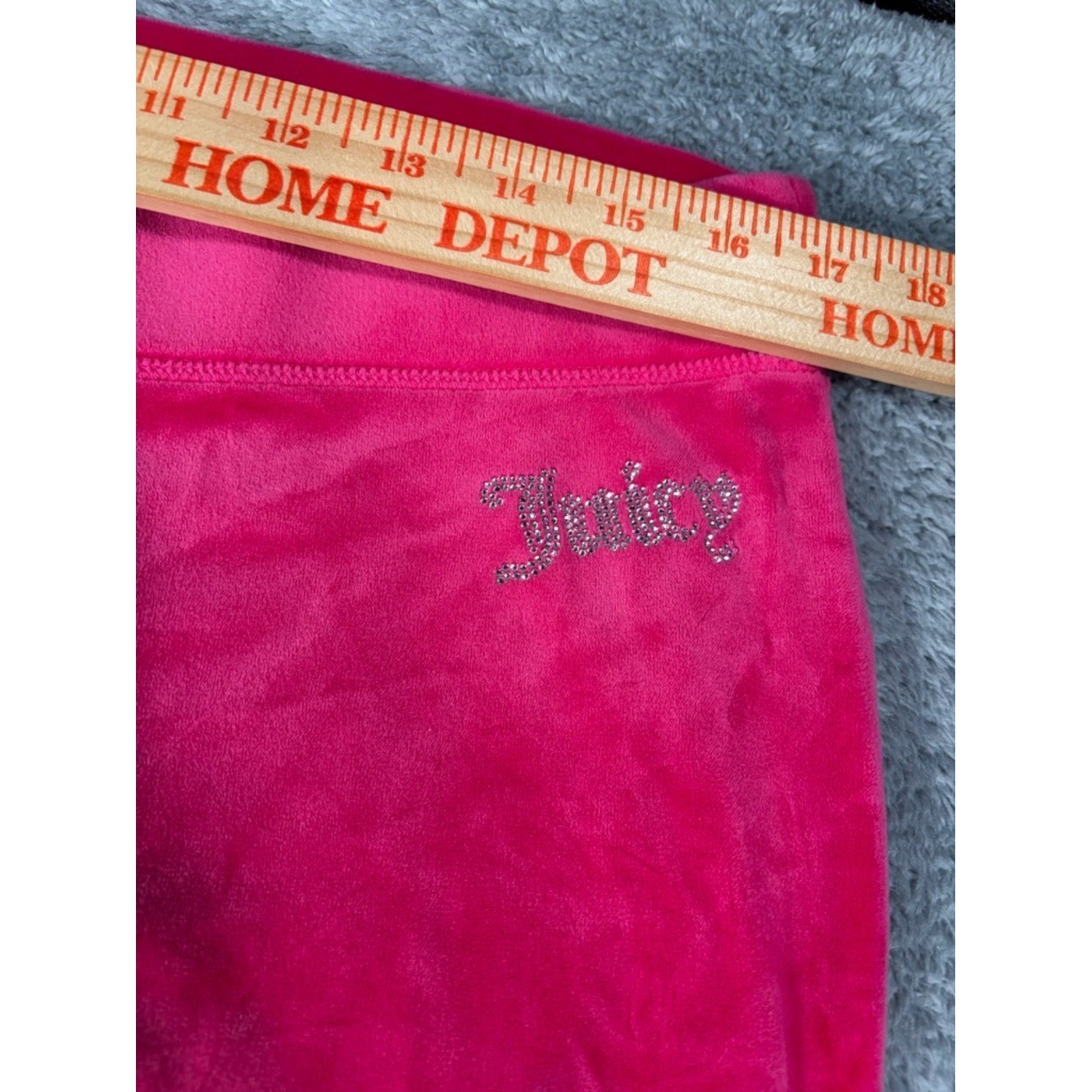 Juicy couture large Pink Velour sweatpants