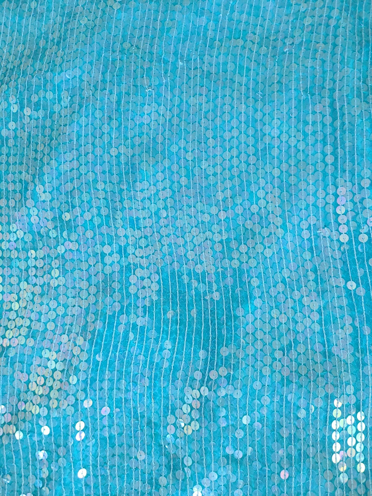 Vintage Jean for Joseph Le Bon Turquoise Sequins Dress Womans Size 28WP