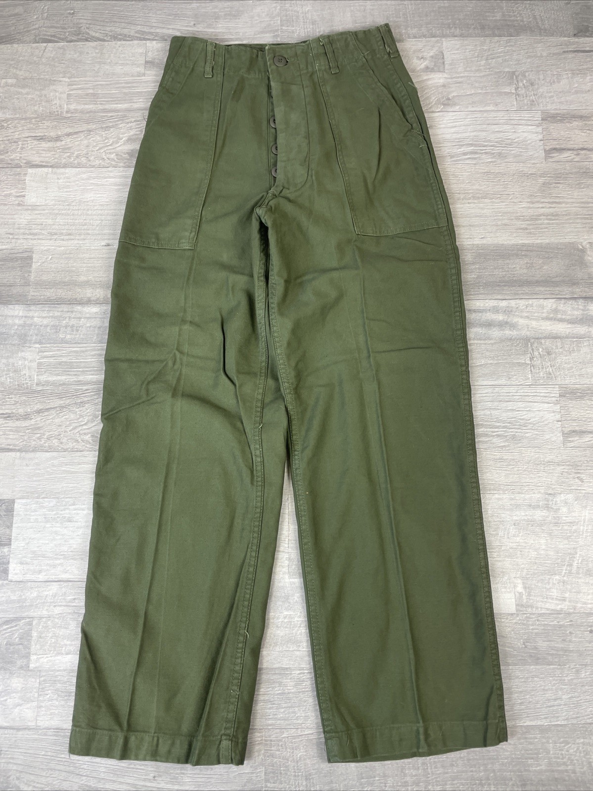 Vintage Vietnam Sateen OG-107 US Amy Pants Small 26×28 Type 1 Class 1