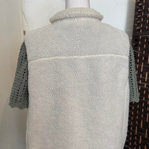Vineyard Vines Cream Vest Women’s Preppy Coastal Granny Core Size Large