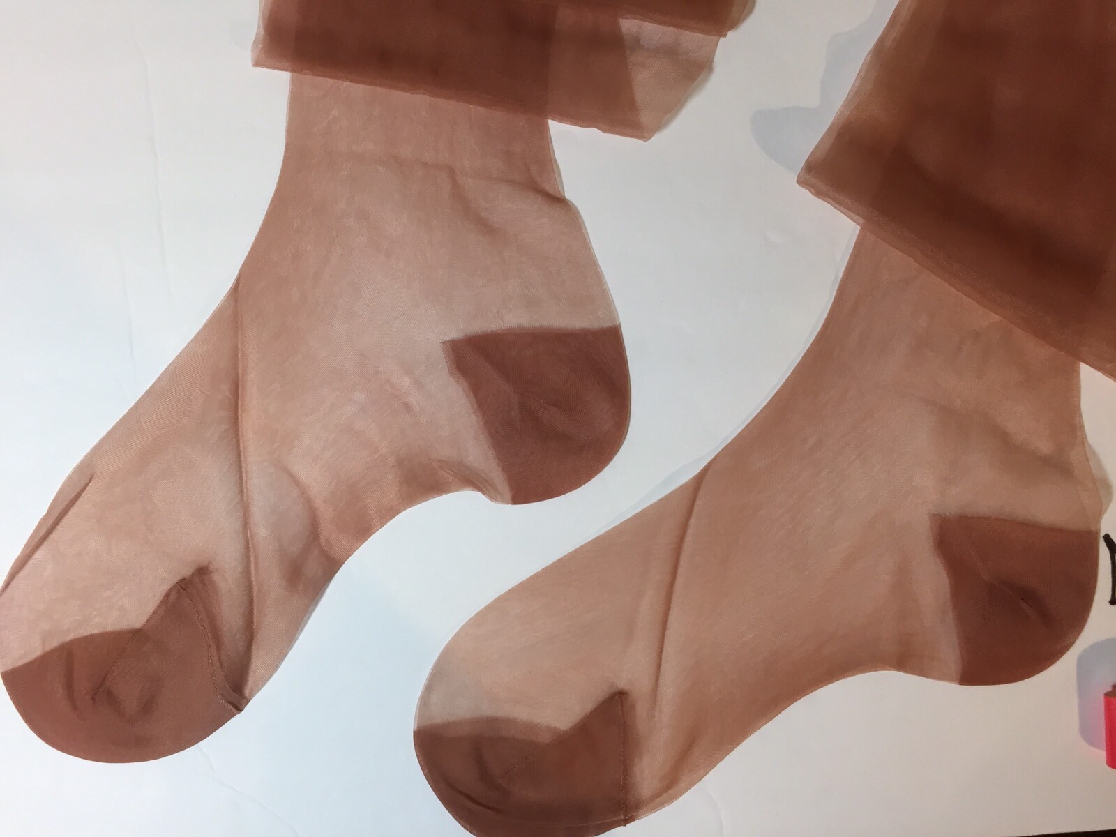 6 Pairs Vintage 15Den. RHT Nylon Stockings 8 1/2 X 30” Plain Flat Knit Highlight