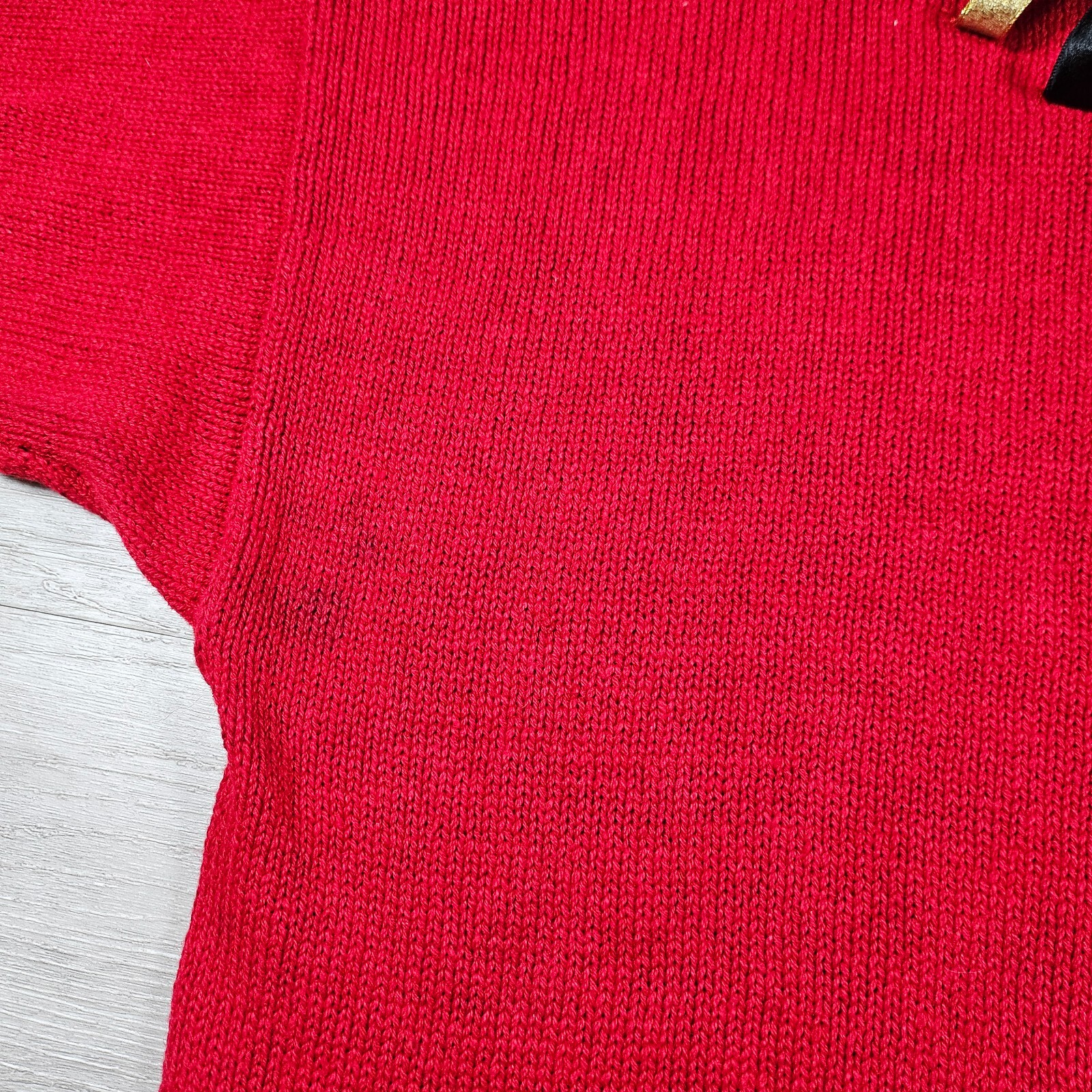 Ugly Christmas Sweater Bonnie and Bill Jingle Sweater Womens M Red Vintage 1985