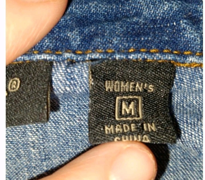Vintage 90s Y2K Dunbrooke Women’s Denim Jean Blazer Jacket Pockets Sz M