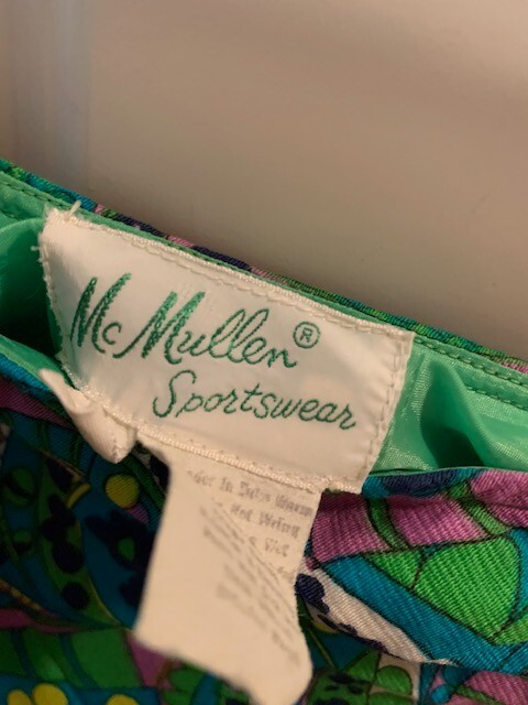 Vintage 1970’s McMullen Sportswear Belted Maxi Skirt