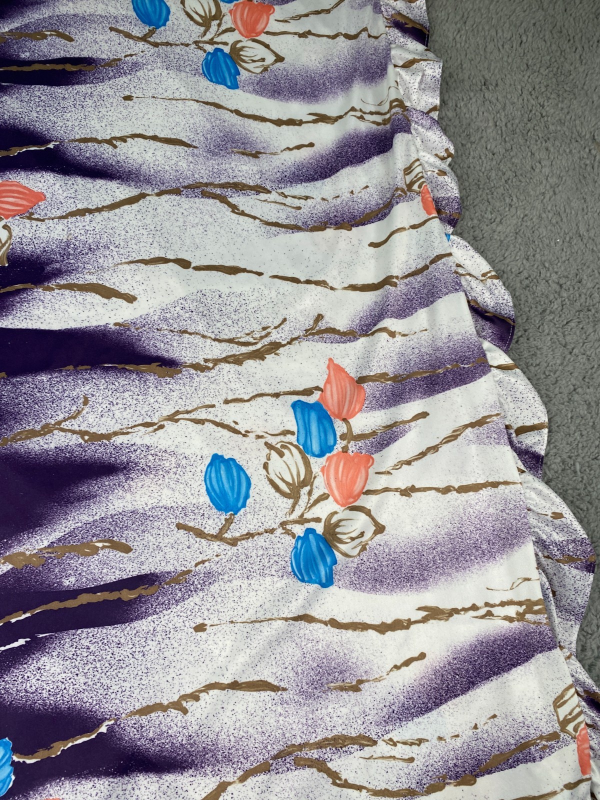 Miss Susan Of California Maxi Dress Womens One Size Fits All Floral Sleeveless