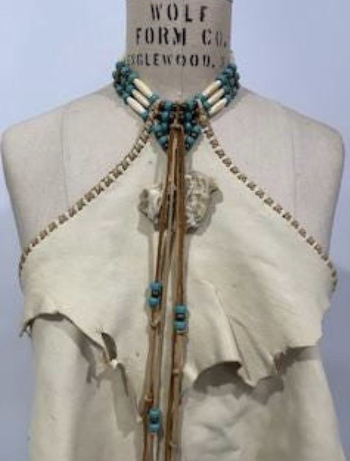 Artisan Handmade Leather Halter Top Hippie Biker Motorcycle RocknRoll Festival