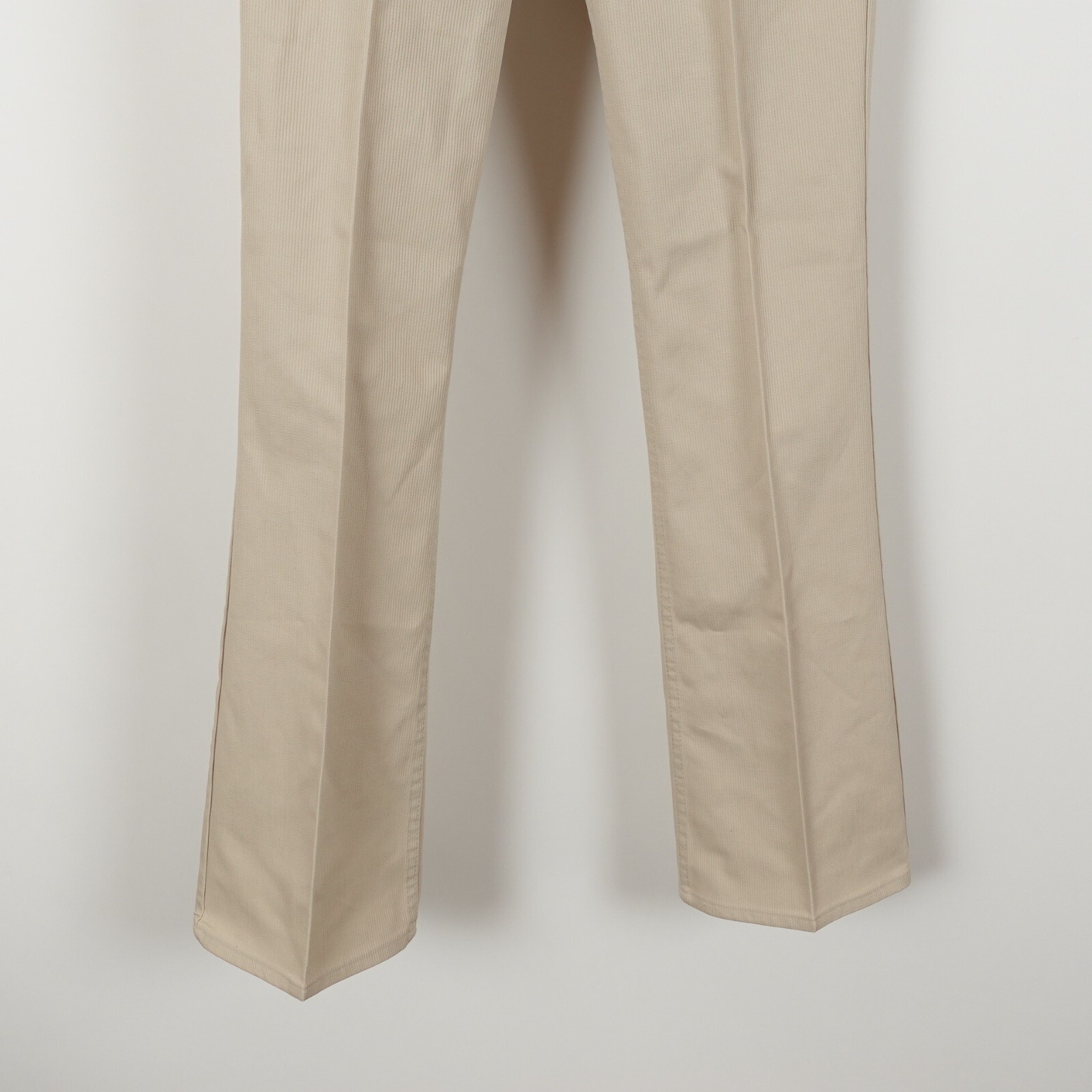 Vintage 70s Levi’s Women’s Sta-Prest Flared Pants Size 29×34 Ribbed Talon Zip