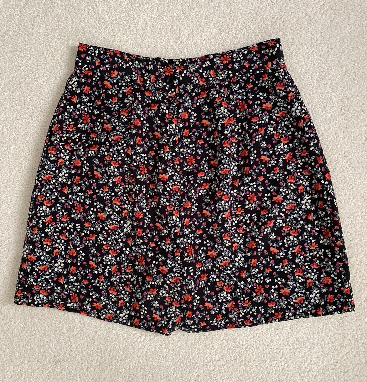 Jay Jacobs VTG 80’s 90’s High Waisted Floral Fairy Skort Skirt Shorts ~ Size 5