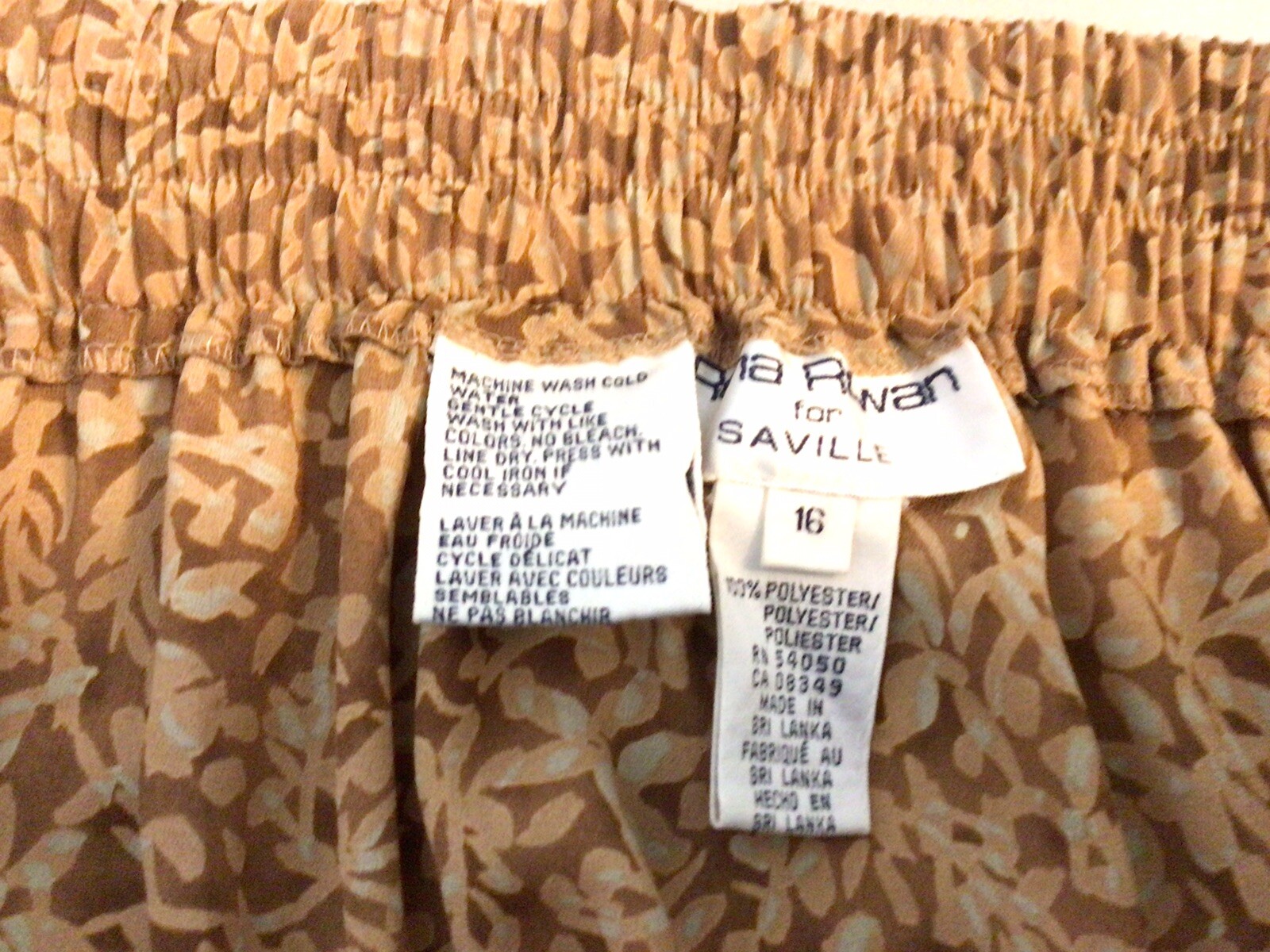 Vtg. Rena Rowan for Seville Separates 16W