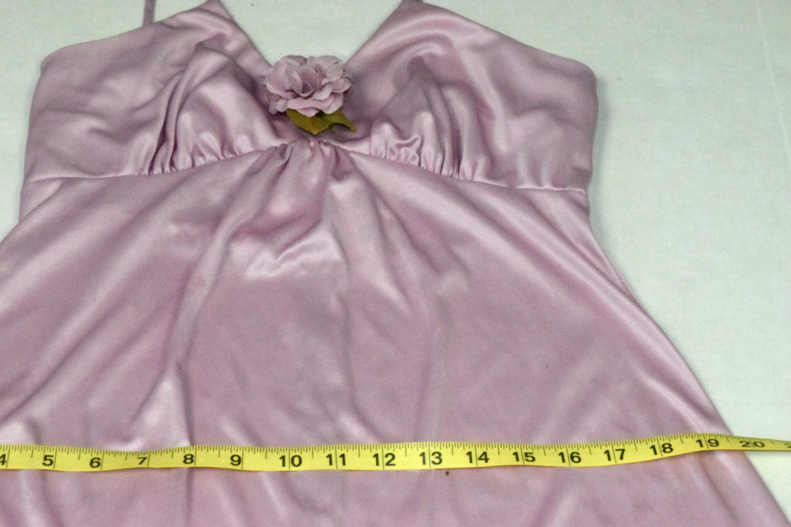 Vintage Nightgown JCPenney Fashions Size S 70s 0s Shimmery Purple Rose Maxi