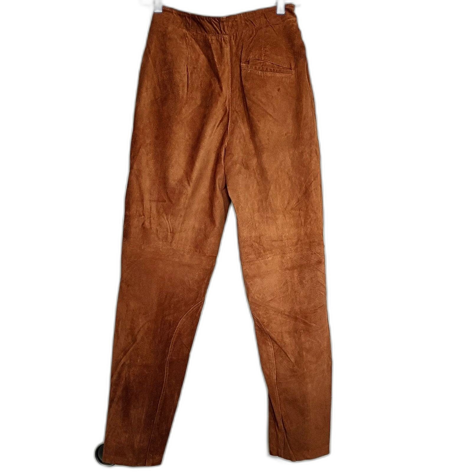 Outback Red Heirloom Collection Leather Riding Pants Size 6 Vintage 80s Prairie