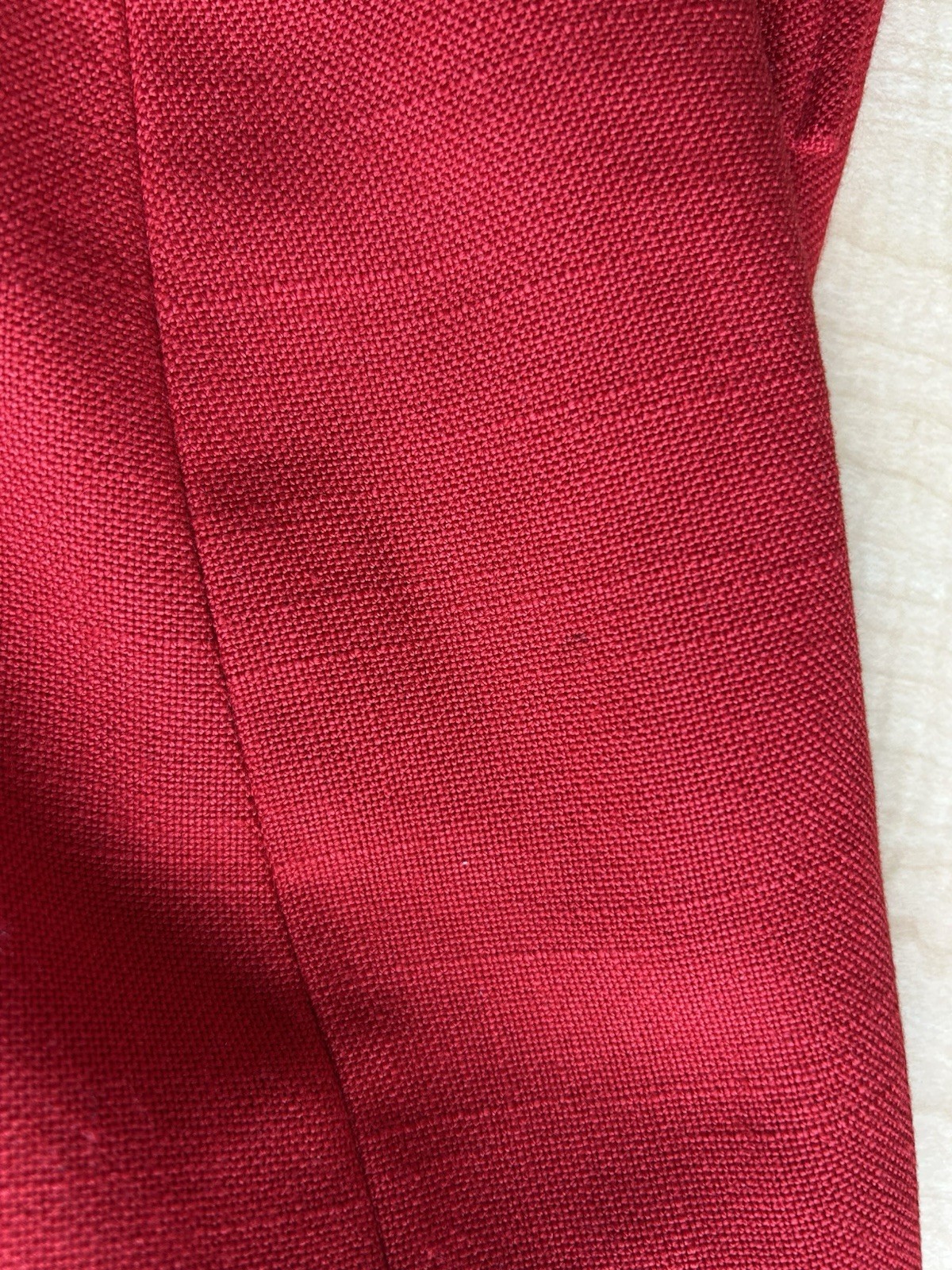 Vintage 80s Brooks Addition Vibrant Red Blazer Corporate Power Suit Jacket 9/10