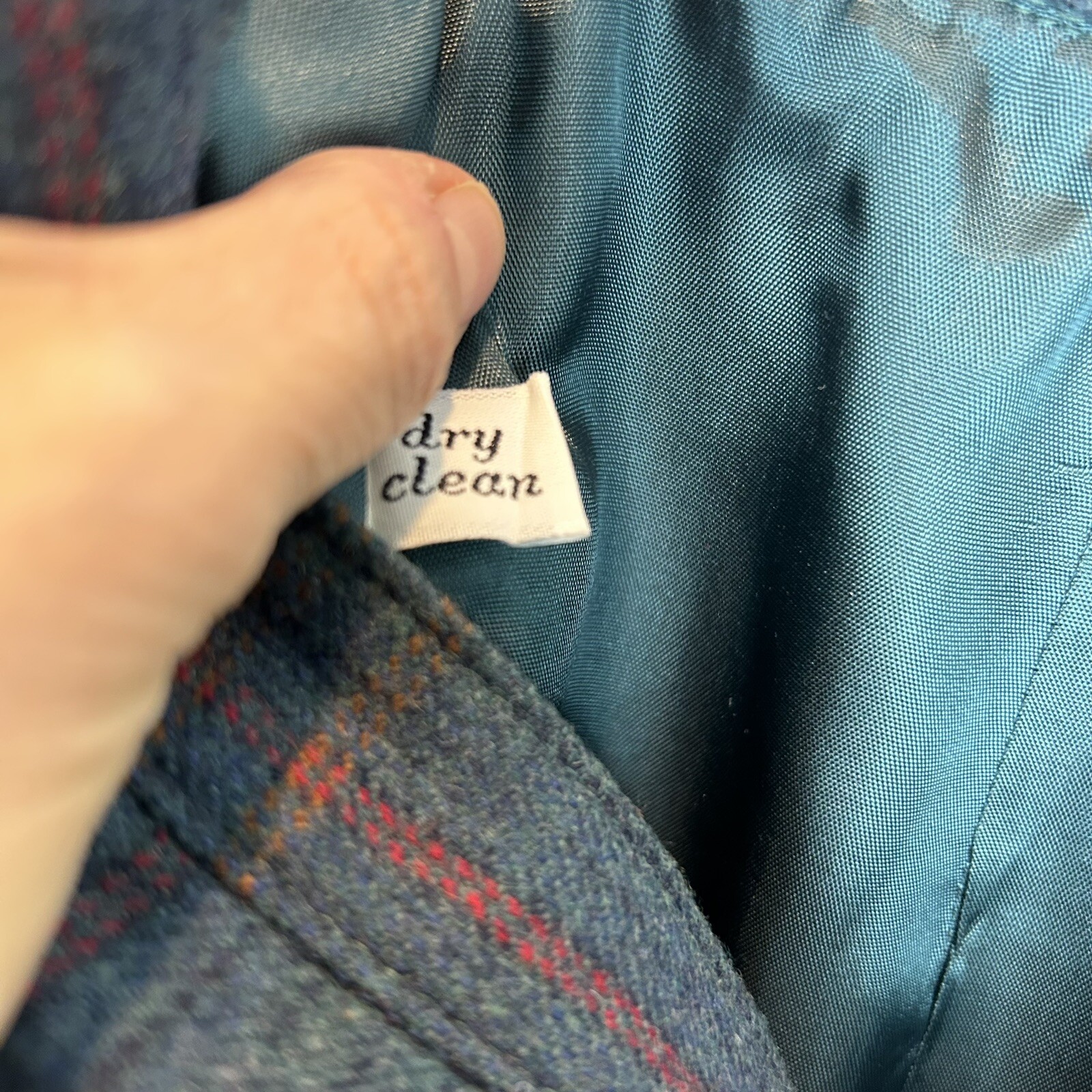 Vtg Pendleton Skirt Women 4 Green Pockets Lined 100% Virgin Wool Plaid Classic