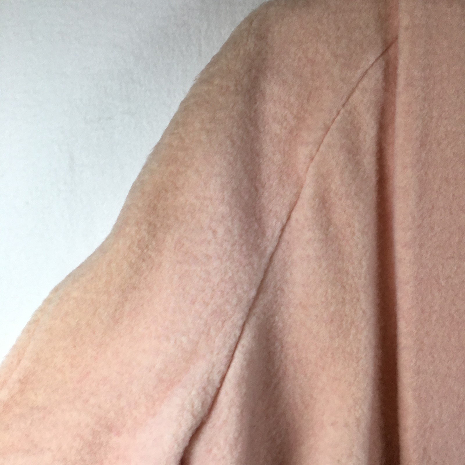 Vintage Pink Bolero Rhapsody Womens Shrug Cropped Jacket 1960s Style Cuffed
