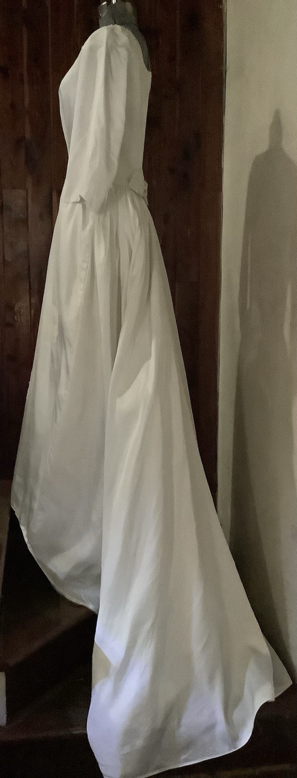 Vintage 1950’s early 60’s Wedding Gown Dress Lace Sequins Pearls 34-28-46