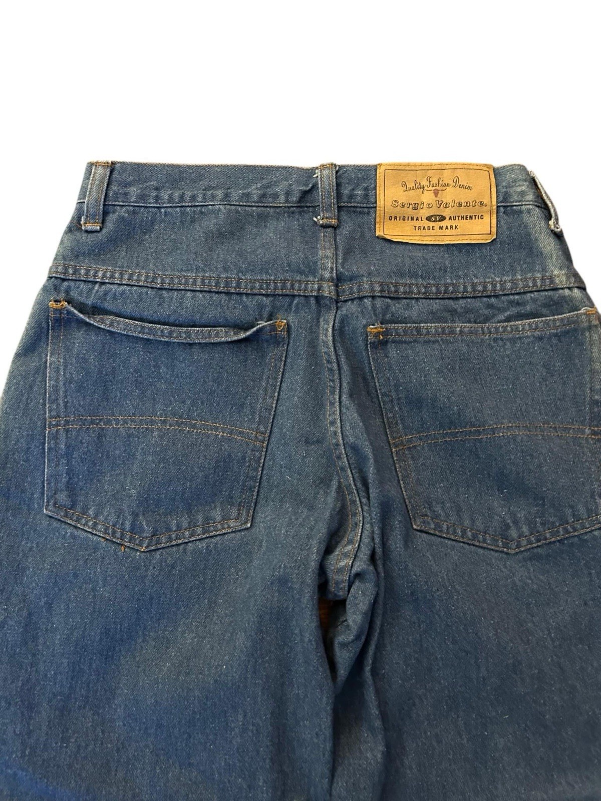 Vtg 1980’s 1990’s Streetwear Sergio Valente Blue Jeans Denim 30/30 Baggy Grunge