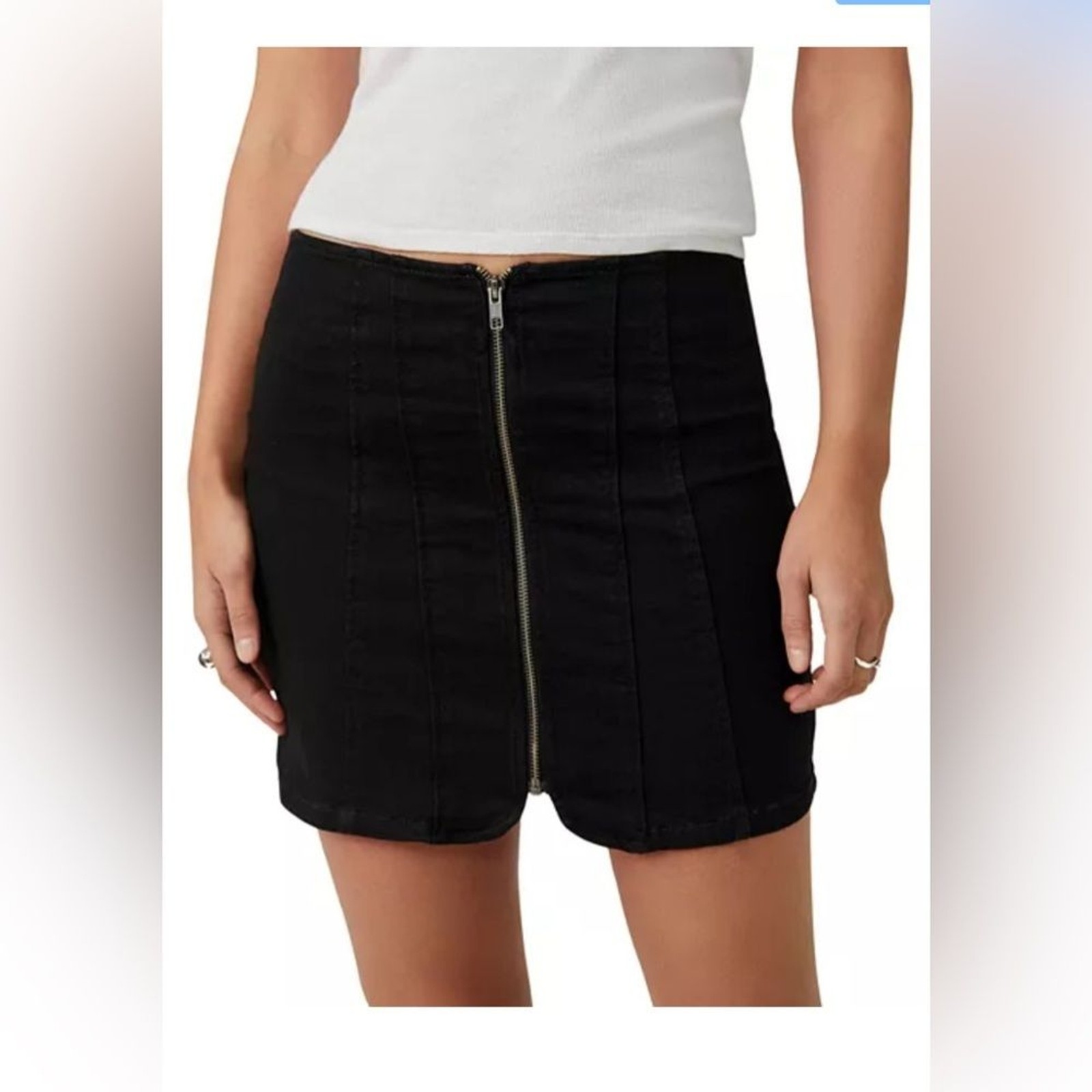 New with tags Free People br Layla Denim Mini Skirt size 4