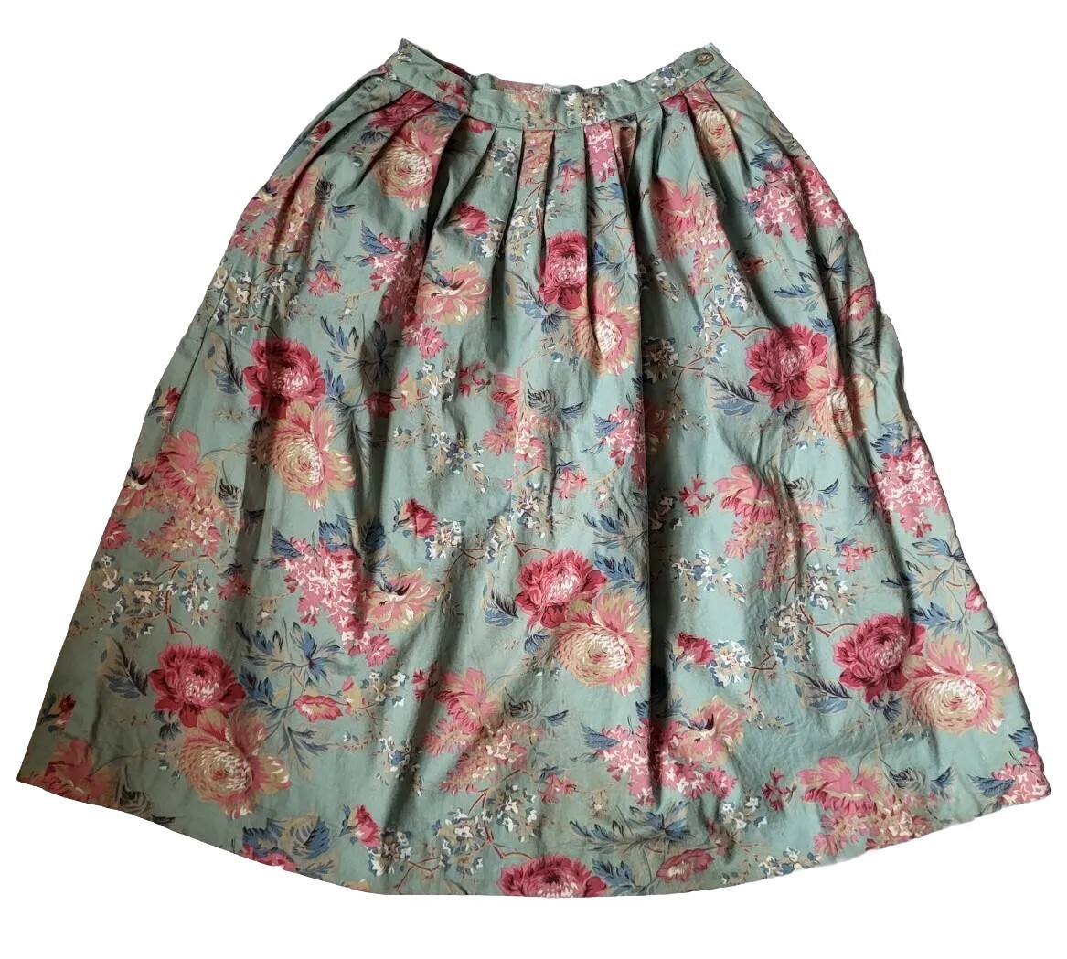 Vintage Cambridge Dry Goods Women’s Sz 4 Multicolor Pink Floral Side Button Maxi