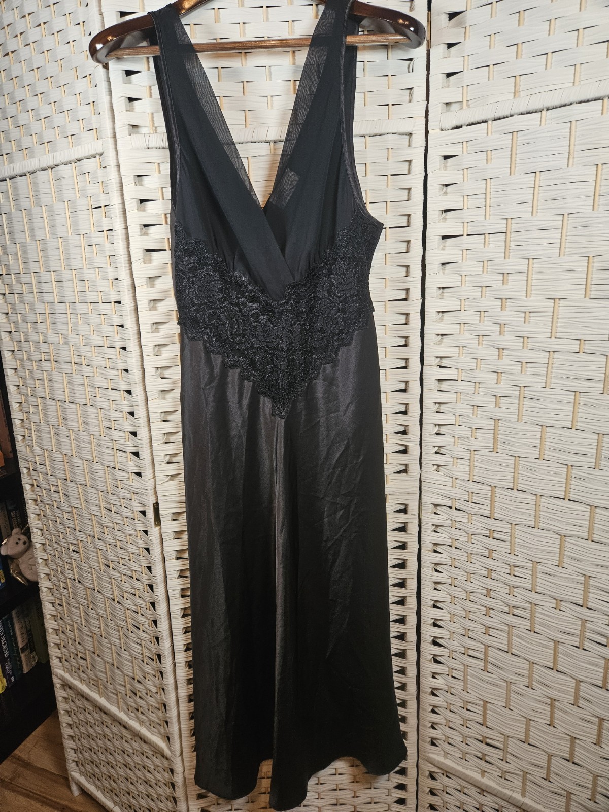 Vintage Victorias Secret Large Satin Nightgown Classic Romantic Glamour Lingerie