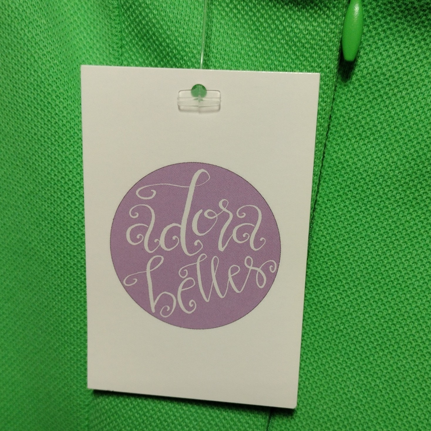 Adora Belles „A Clear Message” Flare Mini Dress-Green/Small