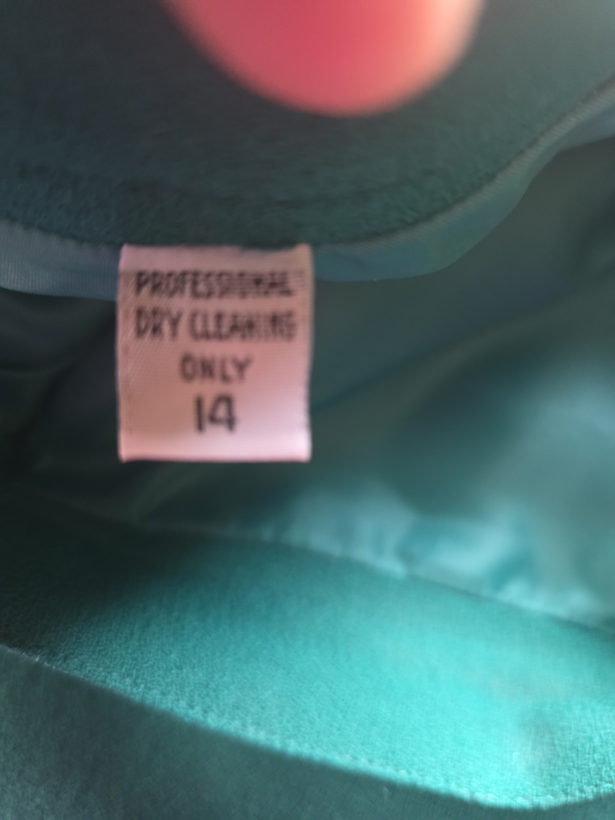 VTG Herbert Grossman Talbots Teal Green 100% Wool Skirt Suit Set Sz 14 Fits M/L