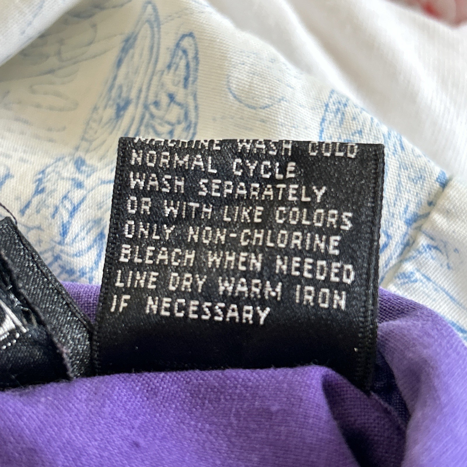 Vintage 80’s Counterparts Womens Shirt Western Native Design Purple Size 14