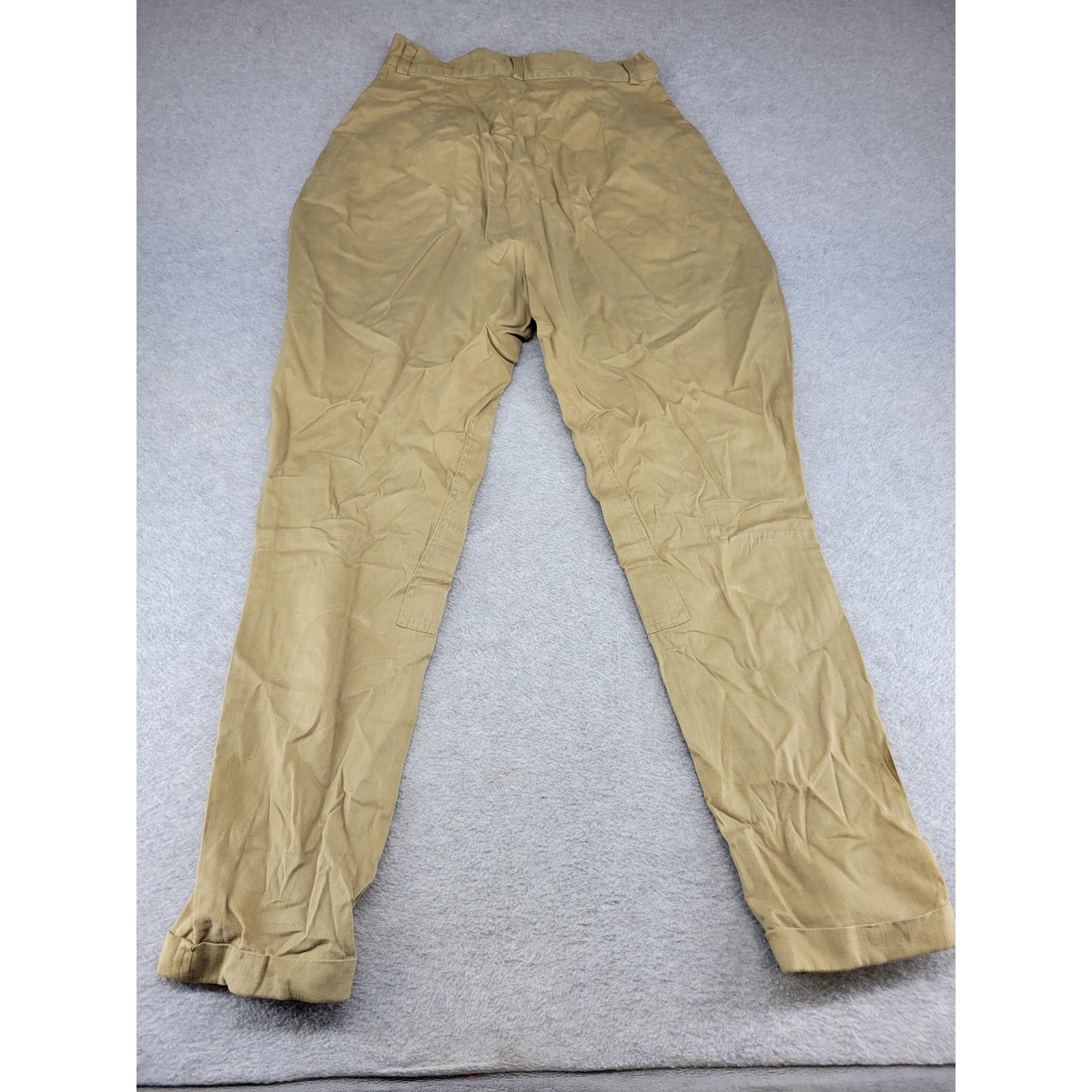 Vintage Ralph Lauren Country Tan Cotton Jodhpur Equestrian Trousers Womens 10
