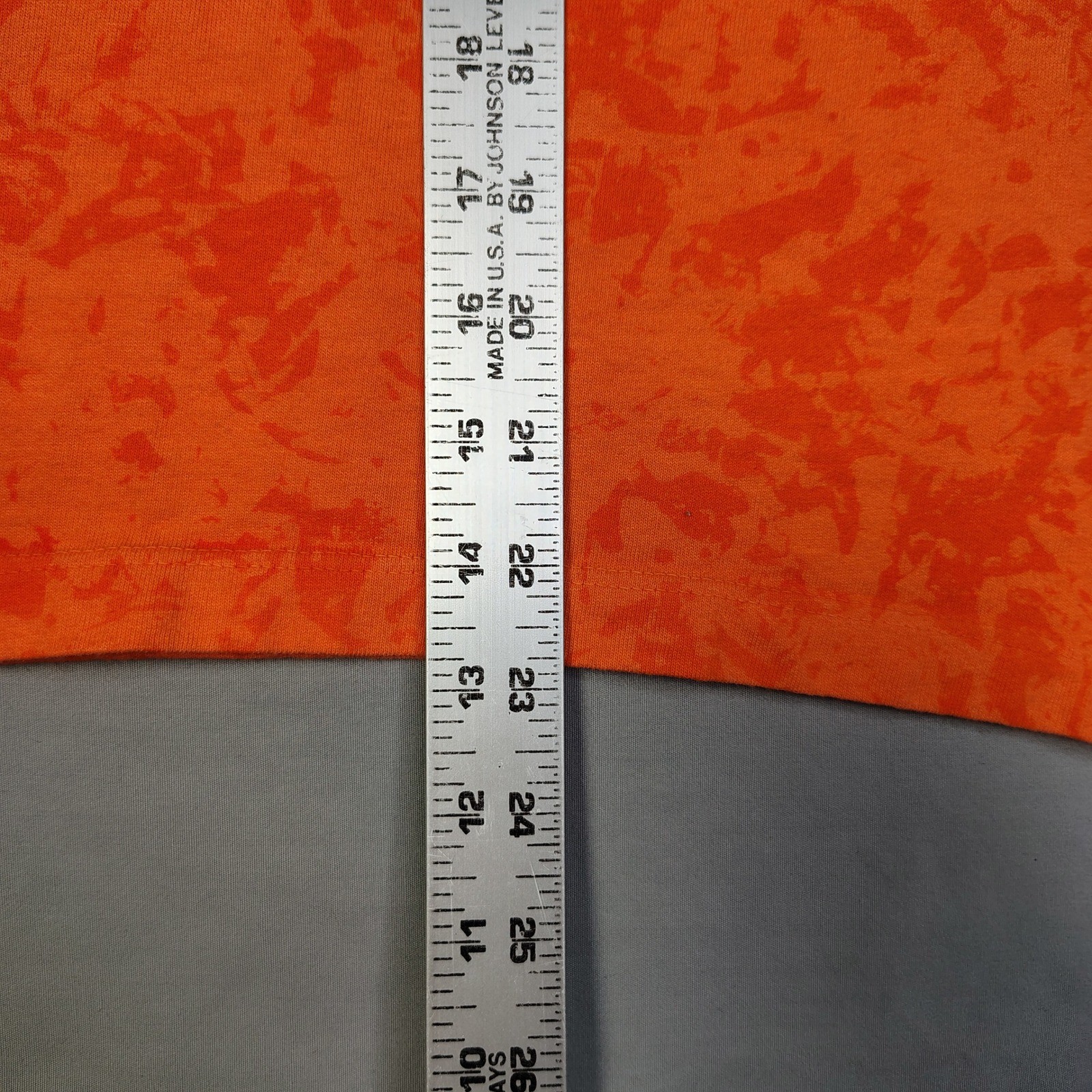 Vintage The Body Co Orange Marble Dye Graphic T-Shirt One Size Fits All USA Made
