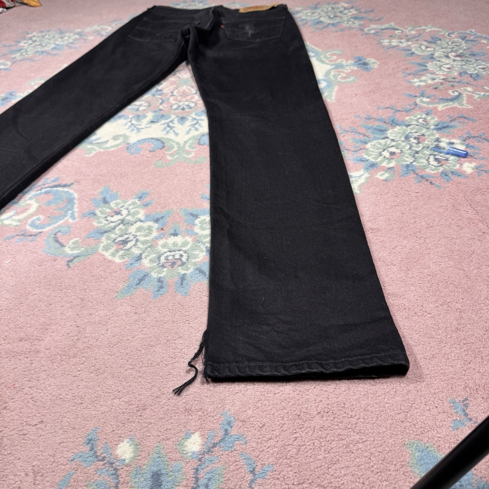 Rare Vintage 90s Women’s Black Levi’s XX 501 Made In USA 29×34