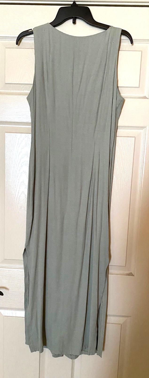 Vintage 90’s Y2K Scarlett Classic Maxi Dress Button Up Front Summer Sz 13/14