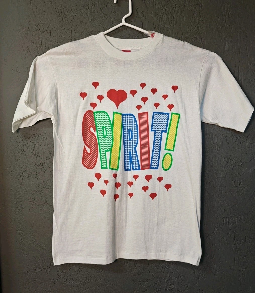 Vintage Spirit Unisex Oversized T-shirt Single Stitch SPIRIT Graphic By CATAPULT