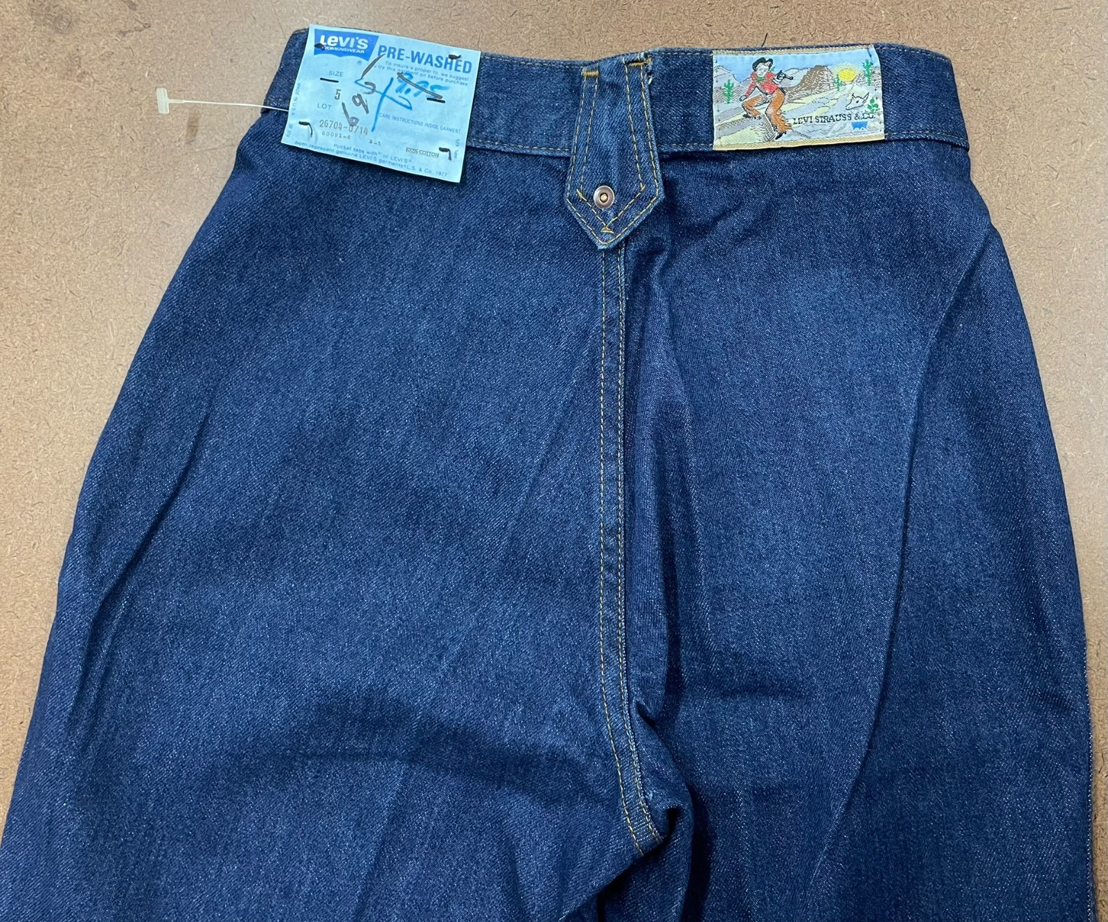 Vintage 70s/80s Sun-Klass Sun-Kist High-Rise Dark Wash Denim Jeans